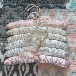 Satin covered infant/ toddler hangers